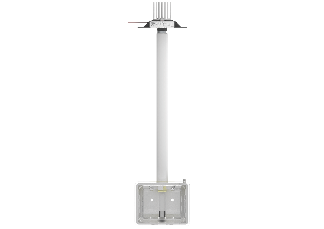 LED oven lamp Square 70x55 Set with LED unit 77.115.8102 und reflector unit 77.728.U301